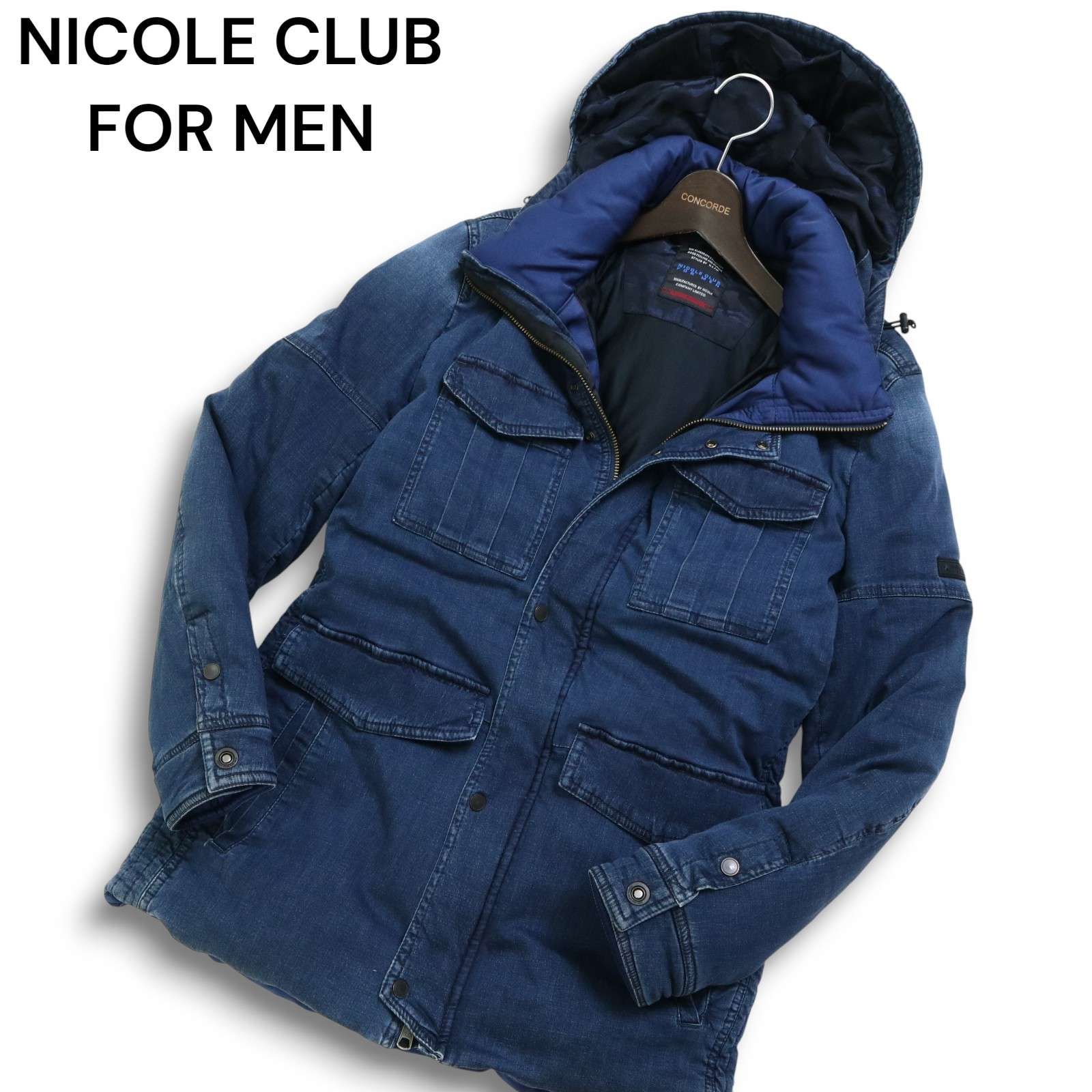 NICOLE CLUB FOR MEN ニコルクラブ フォーメン 秋冬☆ USED加工 デニム 