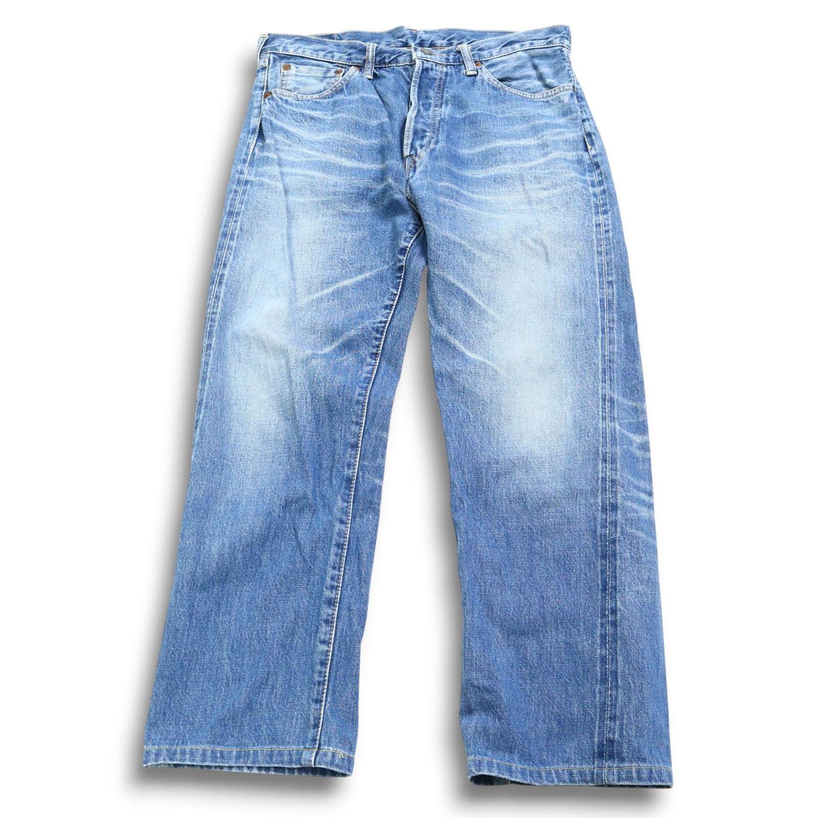 FOB 新品 FOB FACTORY デニム F1118 ユーズド加工 30インチ FACTORY 
