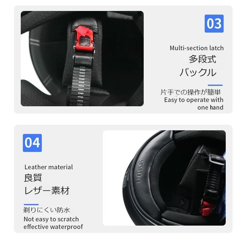 フルフェイスヘルメット｜DOT認証