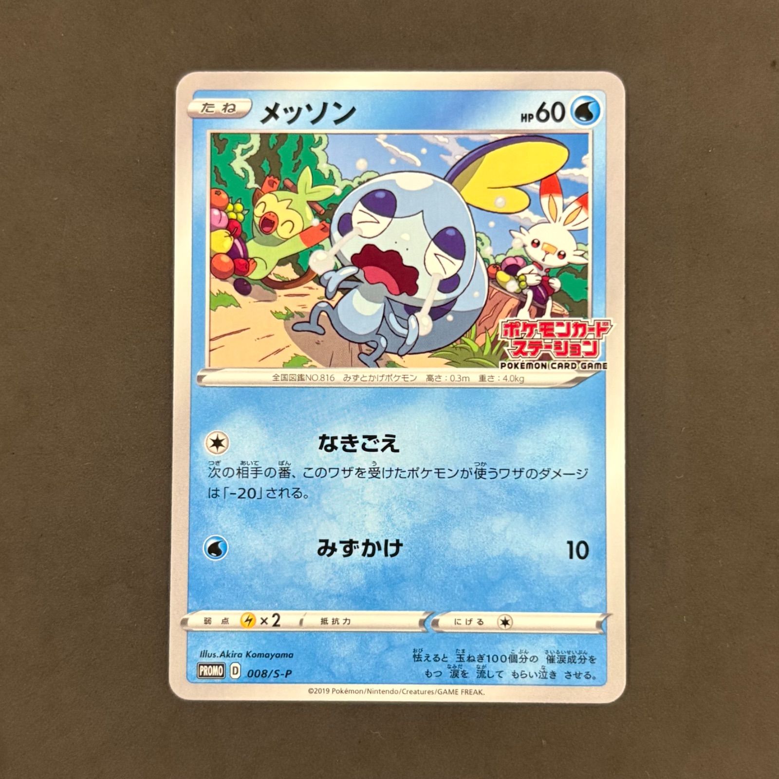 ポケモンカード メッソン プロモ ポケモンカードステーション 1枚