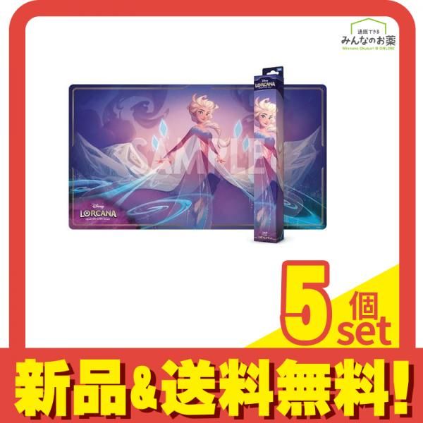 ディズニー ロルカナ TCG 日本語版 公式プレイマット エルサ 第5の精霊 1枚入 5個セット