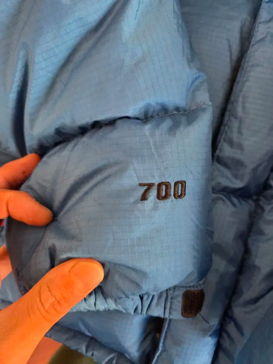 THE NORTH FACE ザノースフェイス ウィンドストッパー 700 ダウン ブルー ブラック ユニセックス