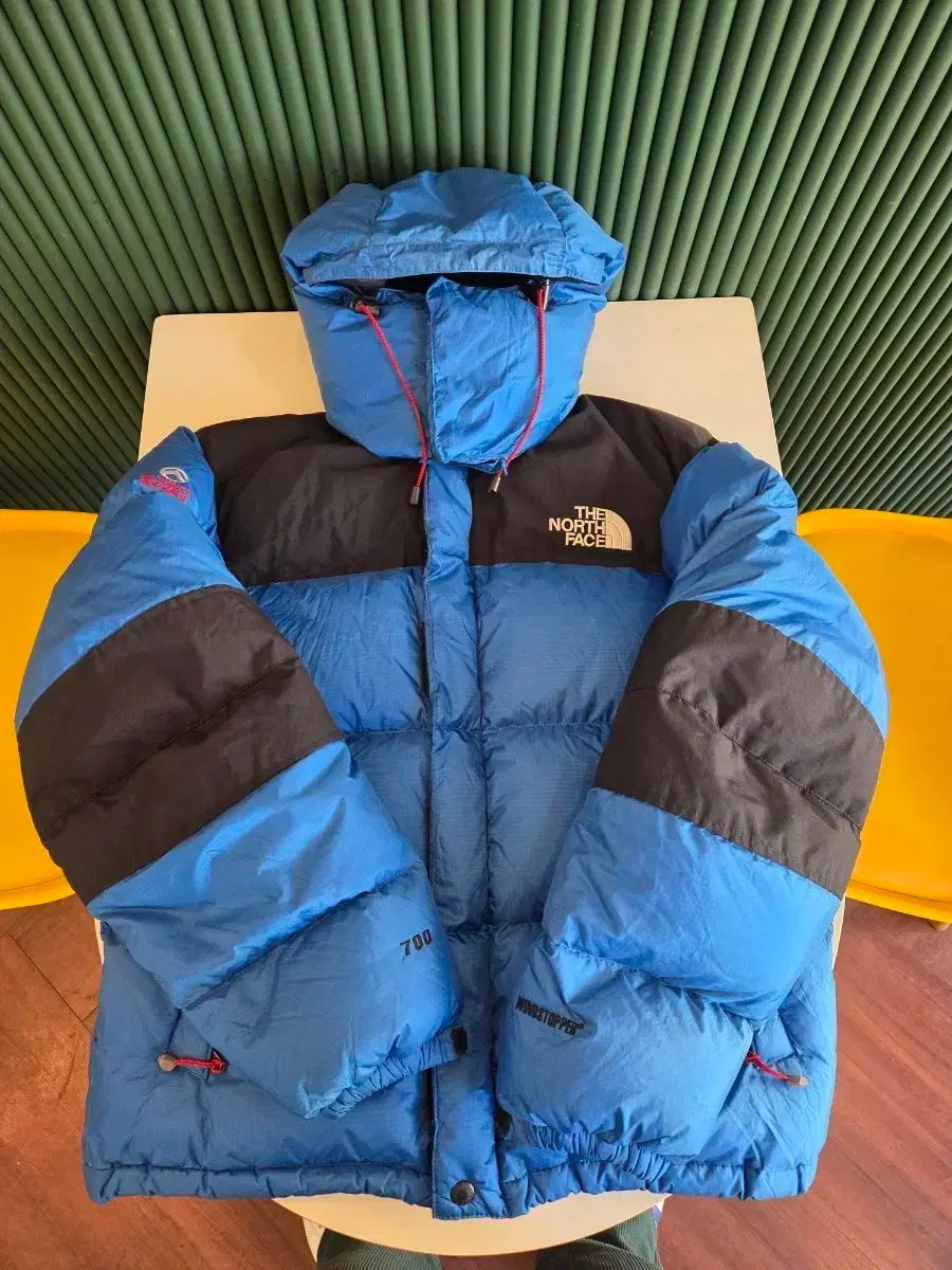 THE NORTH FACE ザノースフェイス ウィンドストッパー 700 ダウン ブルー ブラック ユニセックス