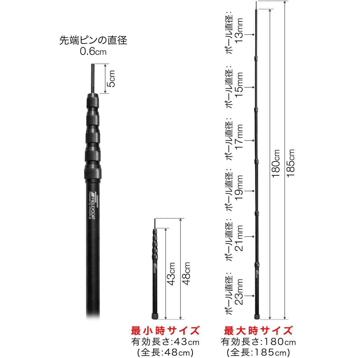 1本あたり 収納サイズ