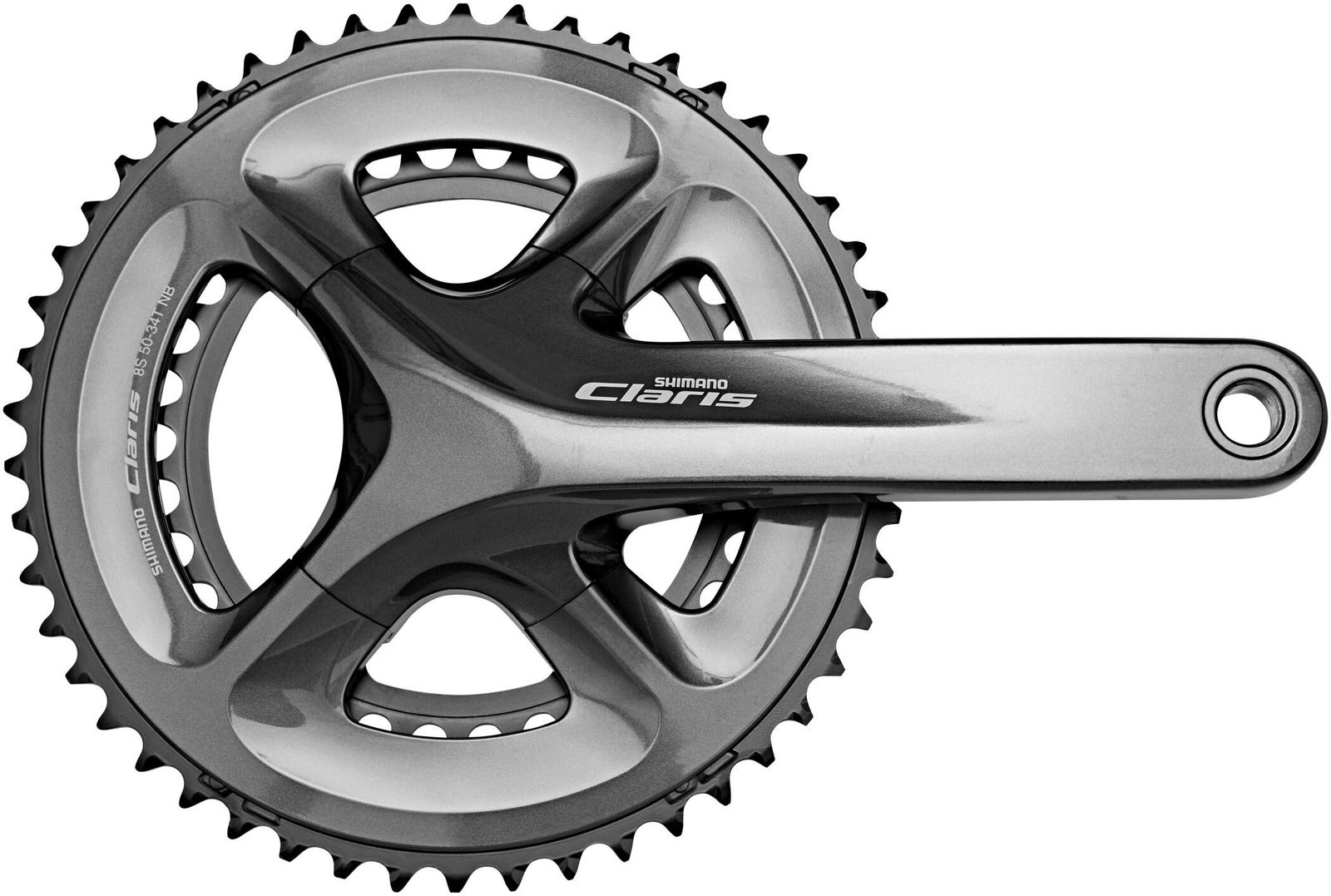 シマノ SHIMANO フロントチェーンホイール ROAD FC-R2000 50×34T 170mm 8段対応 BB別売 EFCR2000CX04X CLARIS クラリス