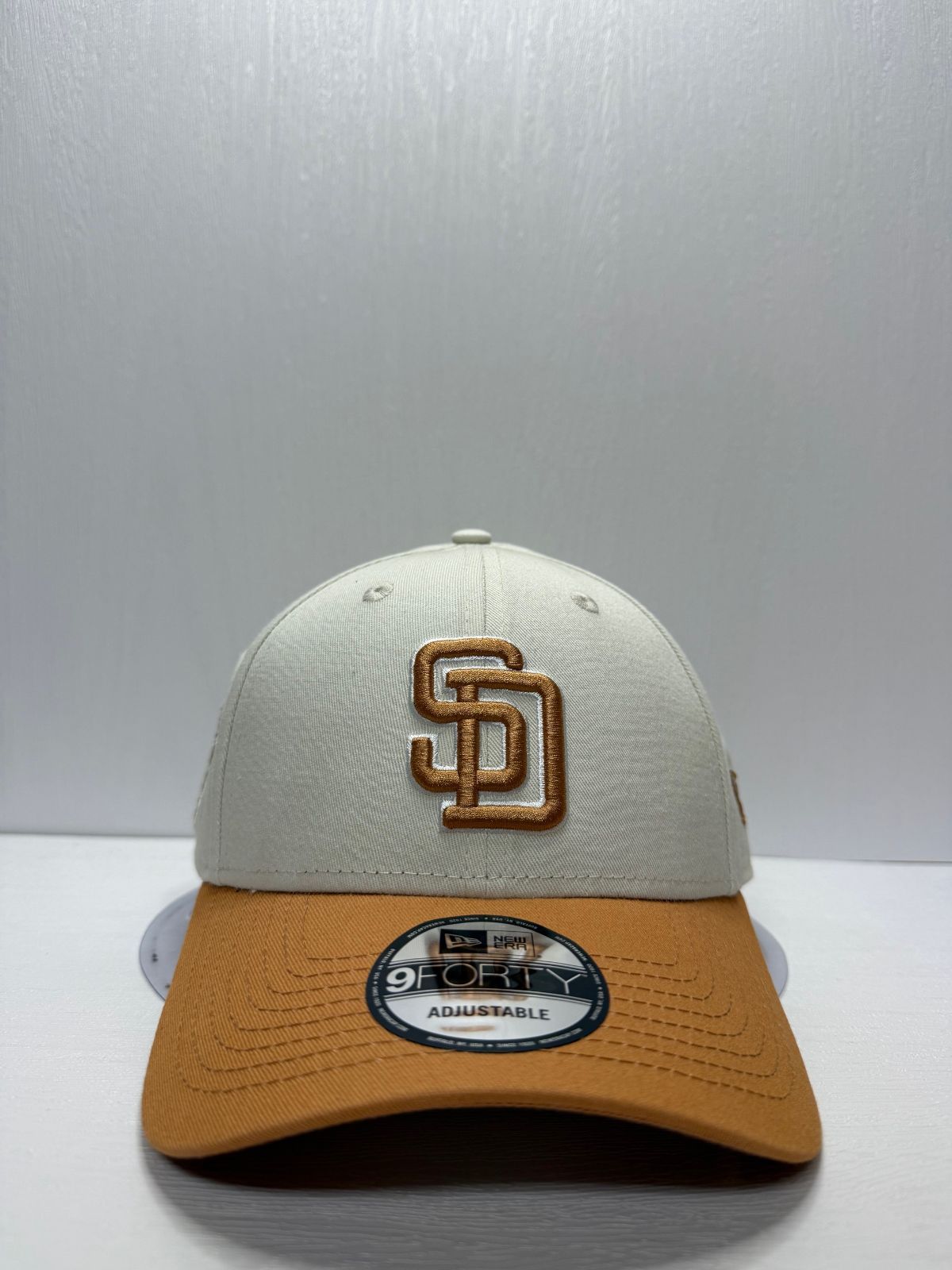 Newera サンディエゴパドレス ワールドシリーズ1998 9 forty ストラップバックキャップ ツートン