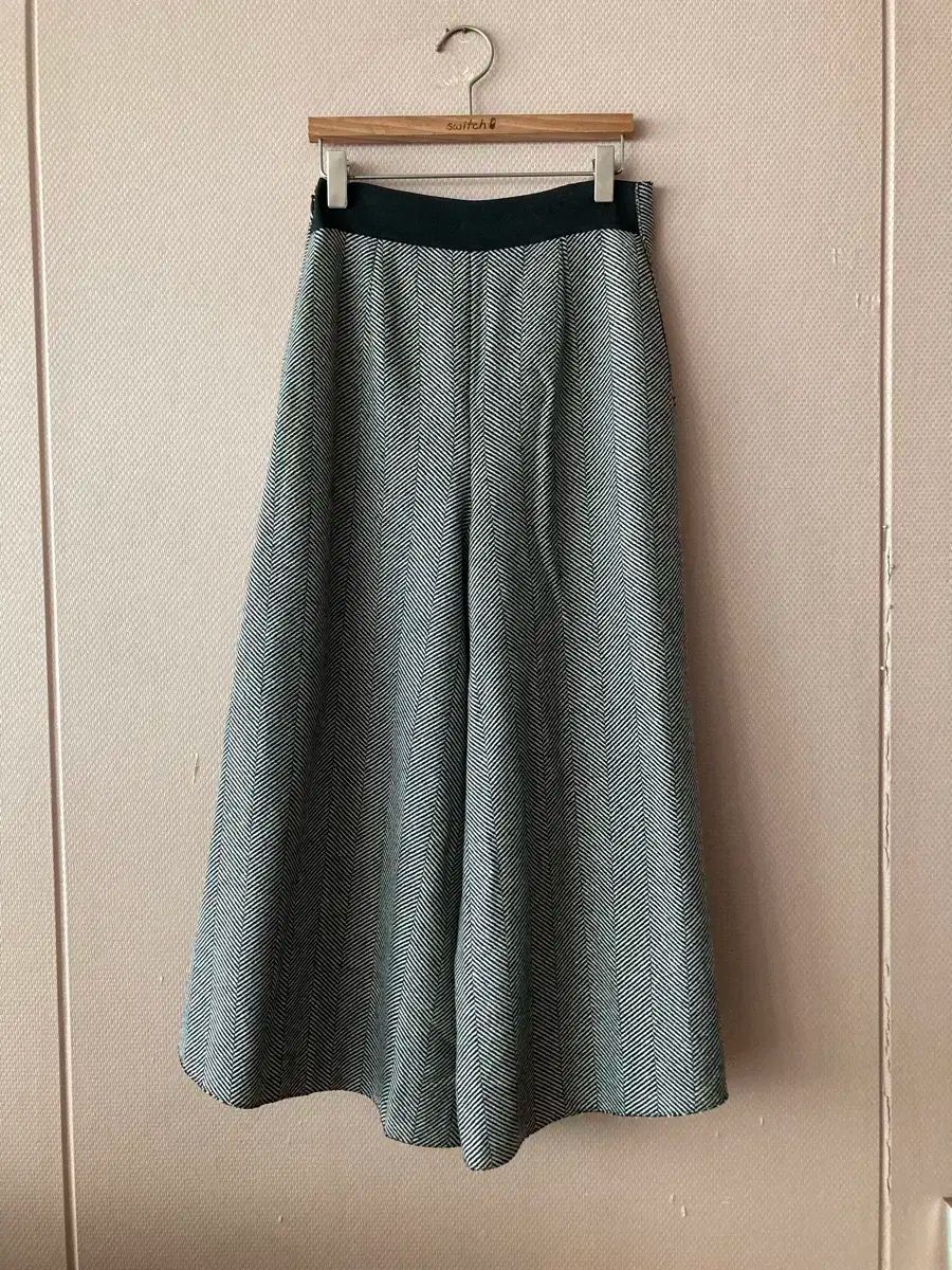 TIME ヘリンボーン ワイド パンツ