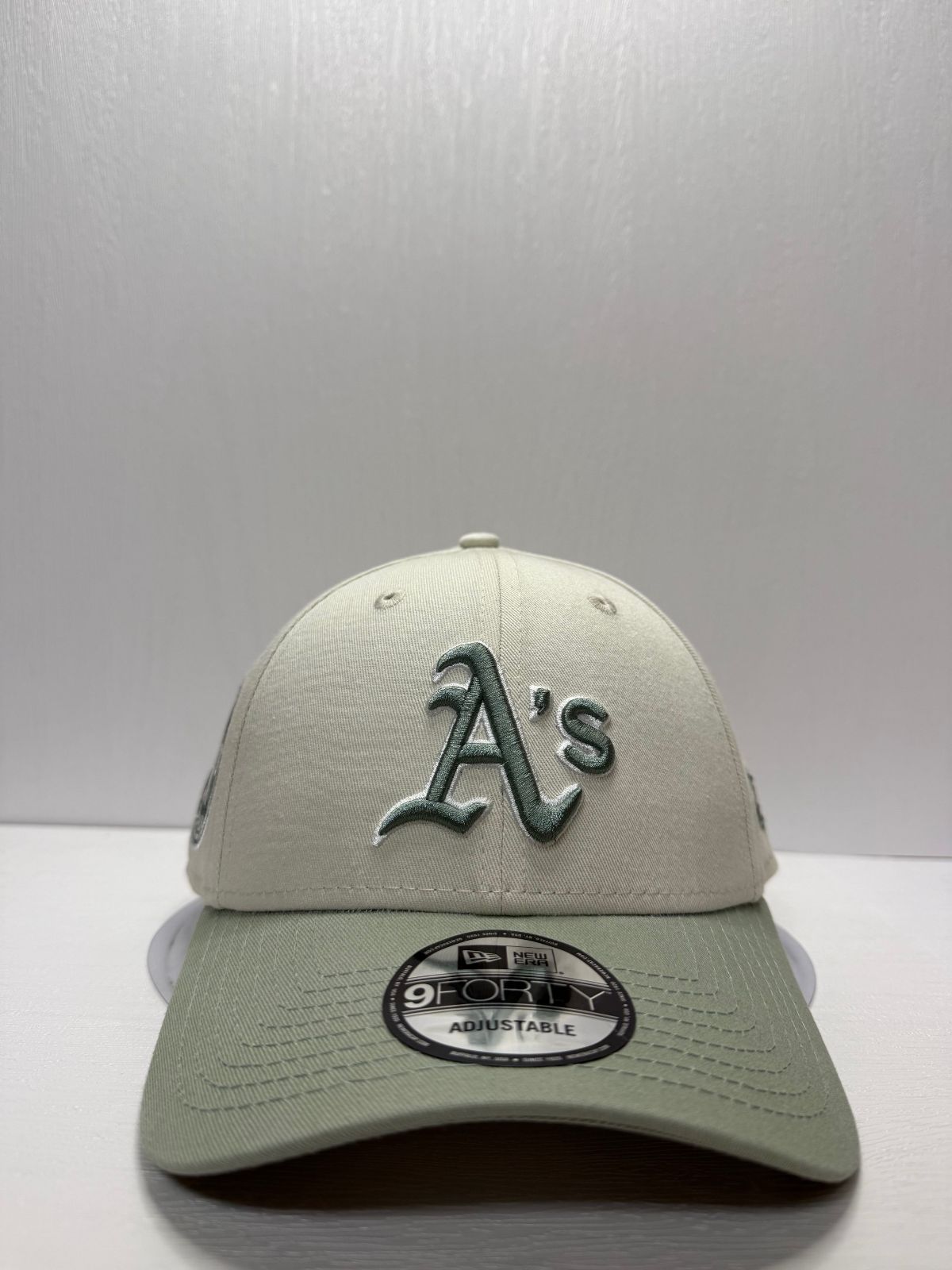 Newera オークランドアスレチックス ワールドシリーズ1972 9 forty ストラップバックキャップ ツートン