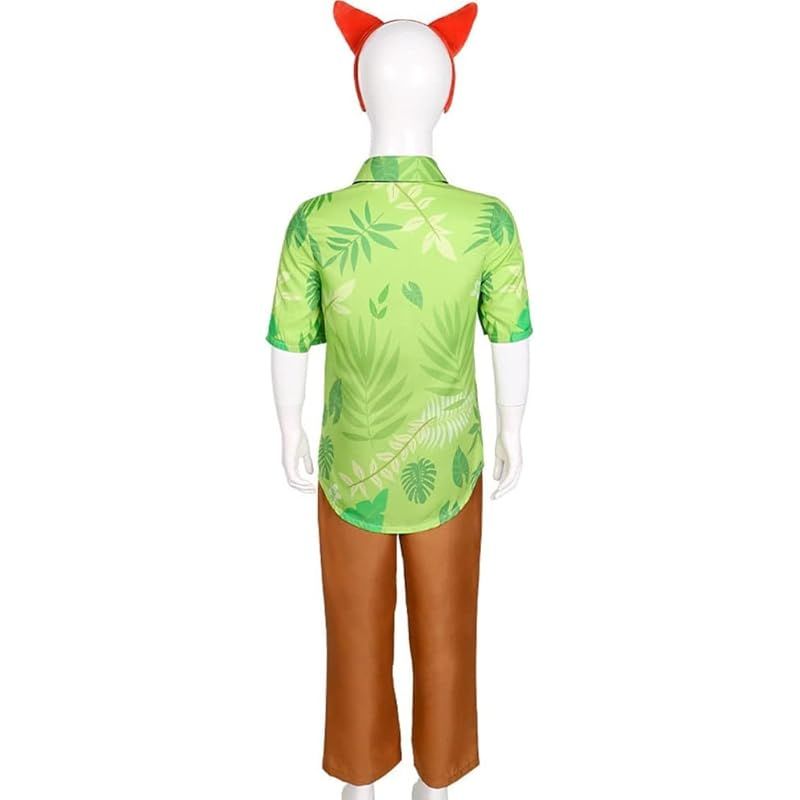 ｑｉｑｉＣＯＳ ディズニー ズートピア ZOOTOPIA ニック ワイルド ニック ワイルド Halloween ..コスプレ衣装 メンズ レディース キッズ 子供用 コスプレ服 アニメ コスチューム Cosplay イベント パーティー 変 1