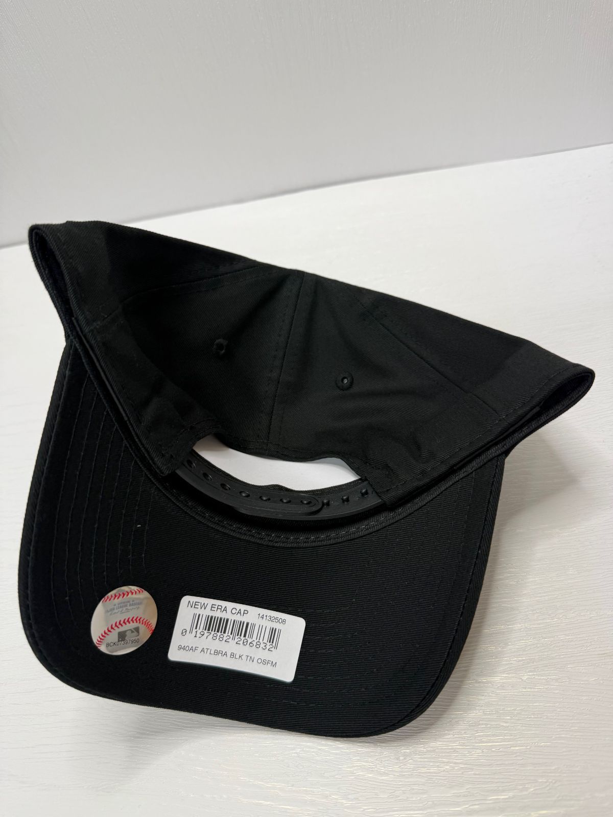  Newera アトランタブレーブス ローズ刺繍 9 forty A-FRAME スナップバックキャップ ブラック ベースボールキャップ キャップ