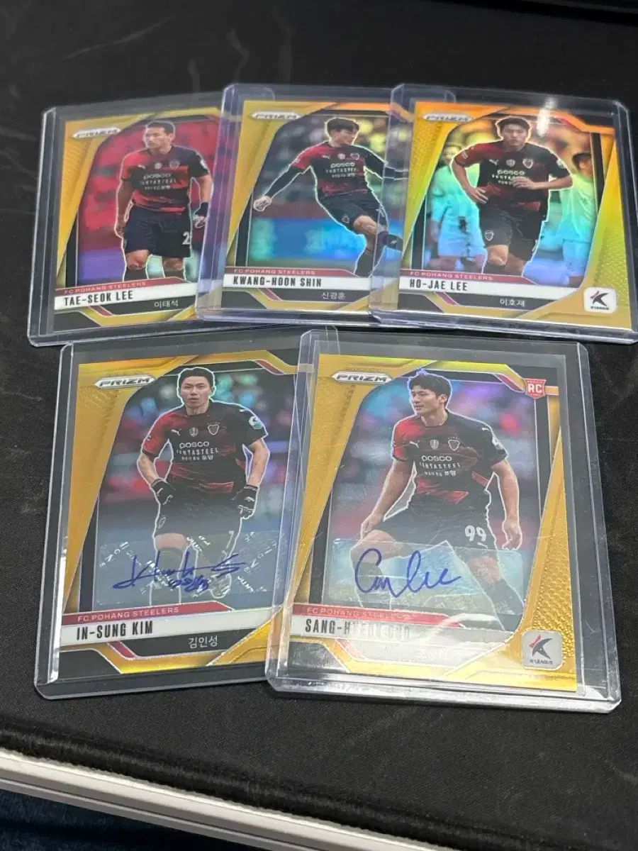 25 Kリーグプリズム POHANG STEELERS 浦項スティーラース GOLD オート含む ラット