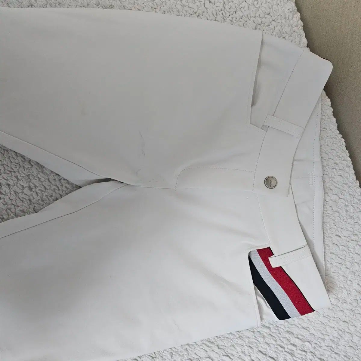 Titleist タイトリスト 白 ゴルフ 3本線 レディース ズボン 25