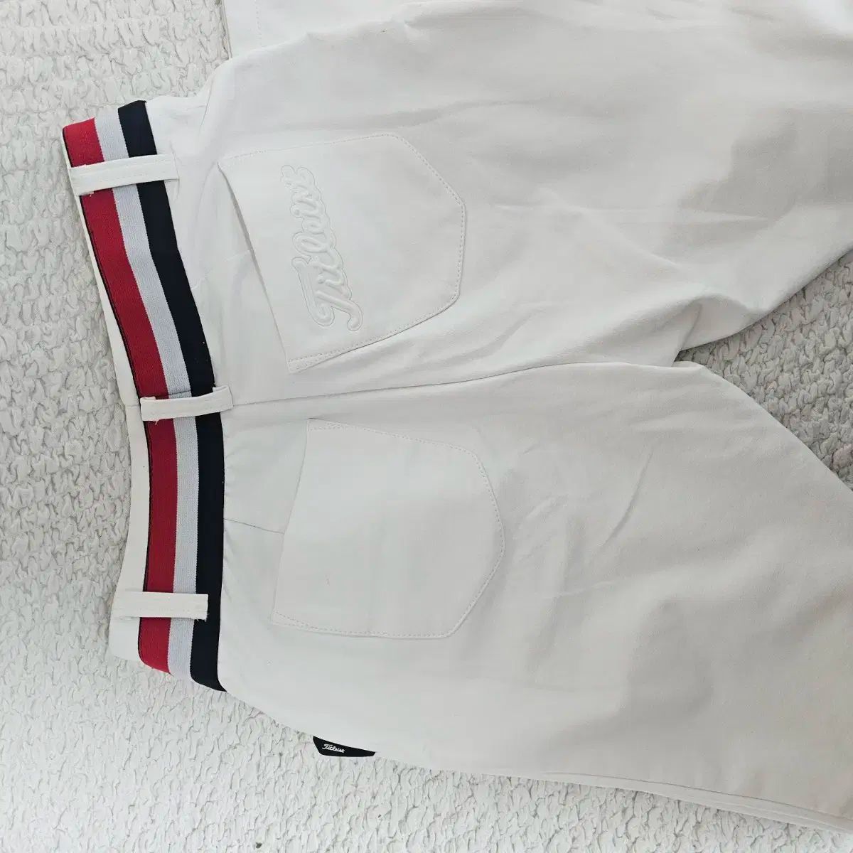 Titleist タイトリスト 白 ゴルフ 3本線 レディース ズボン 25 LLC-HASEGAWATOSO_COM