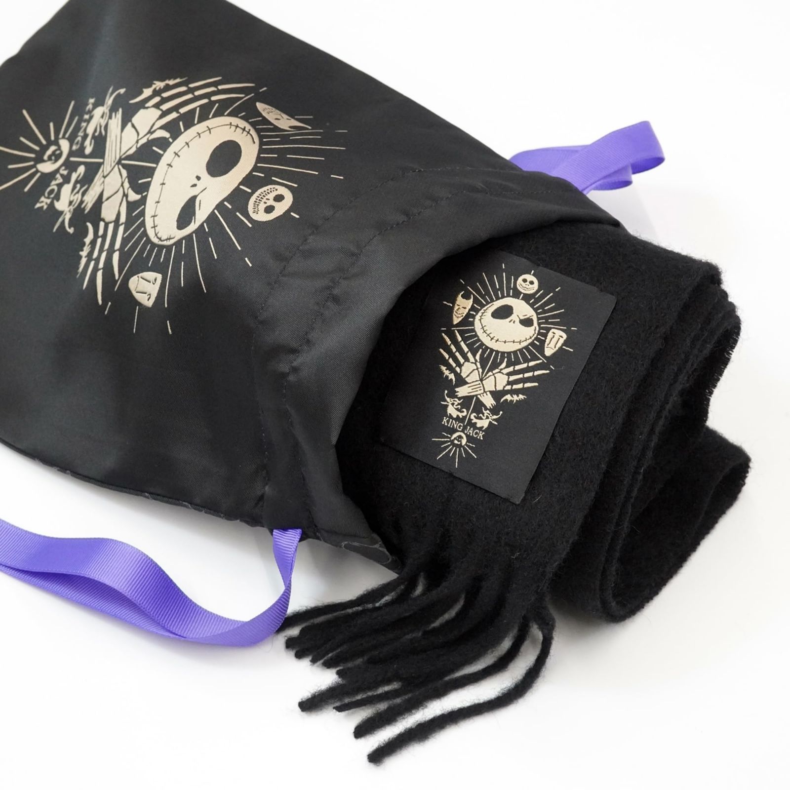 マフラー＆巾着袋セット ナイトメアー ビフォア ディズニー