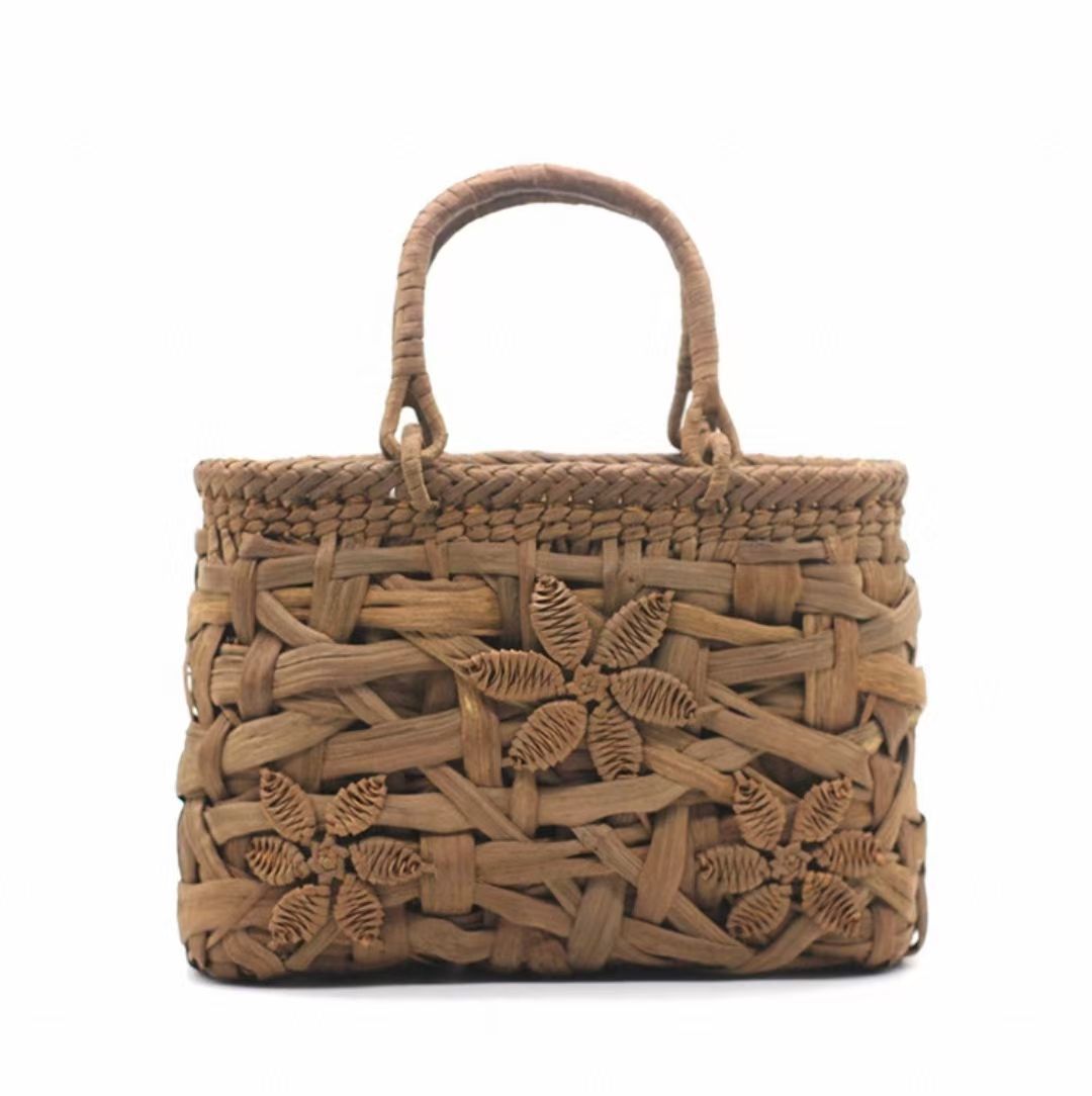UPハンドバック 職人手作り 山葡萄かごバッグ 手編み山葡萄籠バッグ バスケット籐かご DECORATOM_COM_BR
