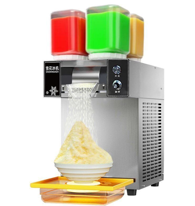 新モデル四味雪花氷機商用露店綿綿氷面条氷雪花氷網紅爆款製氷機