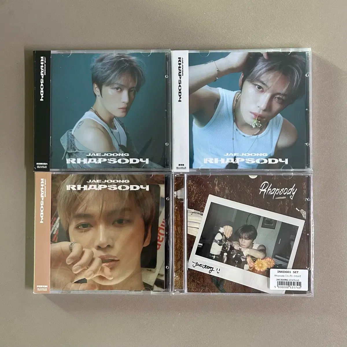 キム ジェジュン 日本 アルバム ラプソディ Rhapsody 4種