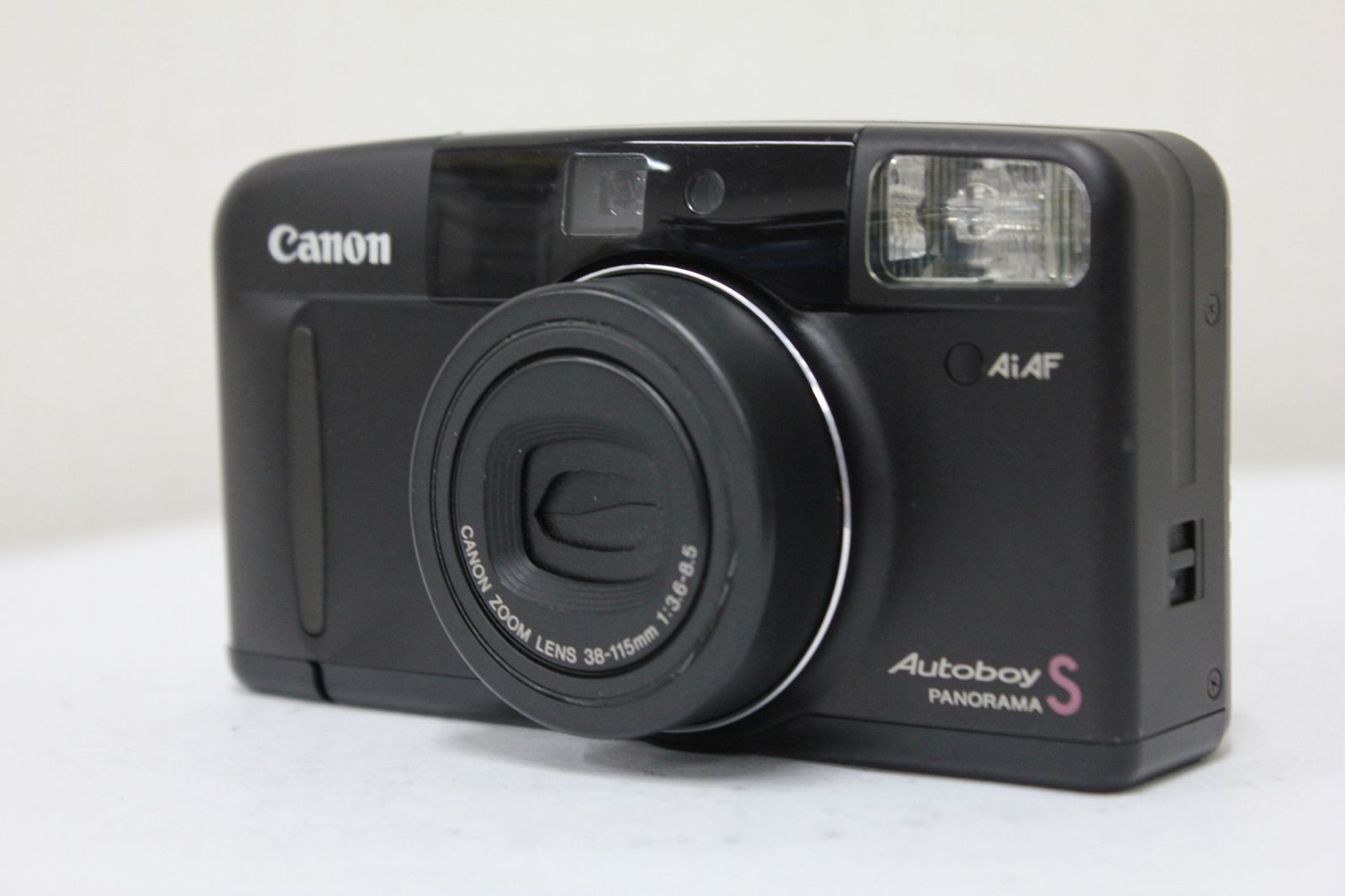 返品保証 キャノン Canon Autoboy S ブラック 38-115mm F3.6-8.5 コンパクトカメラ e3316
