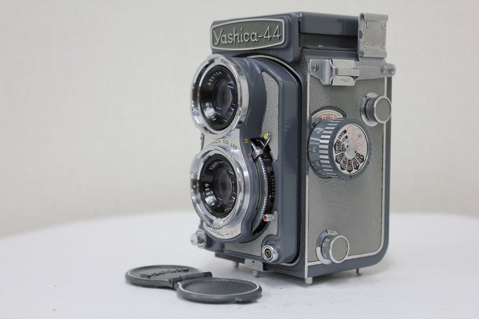 返品保証 ヤシカ Yashica-44 Yashikor 60mm F3.5 二眼カメラ e3319