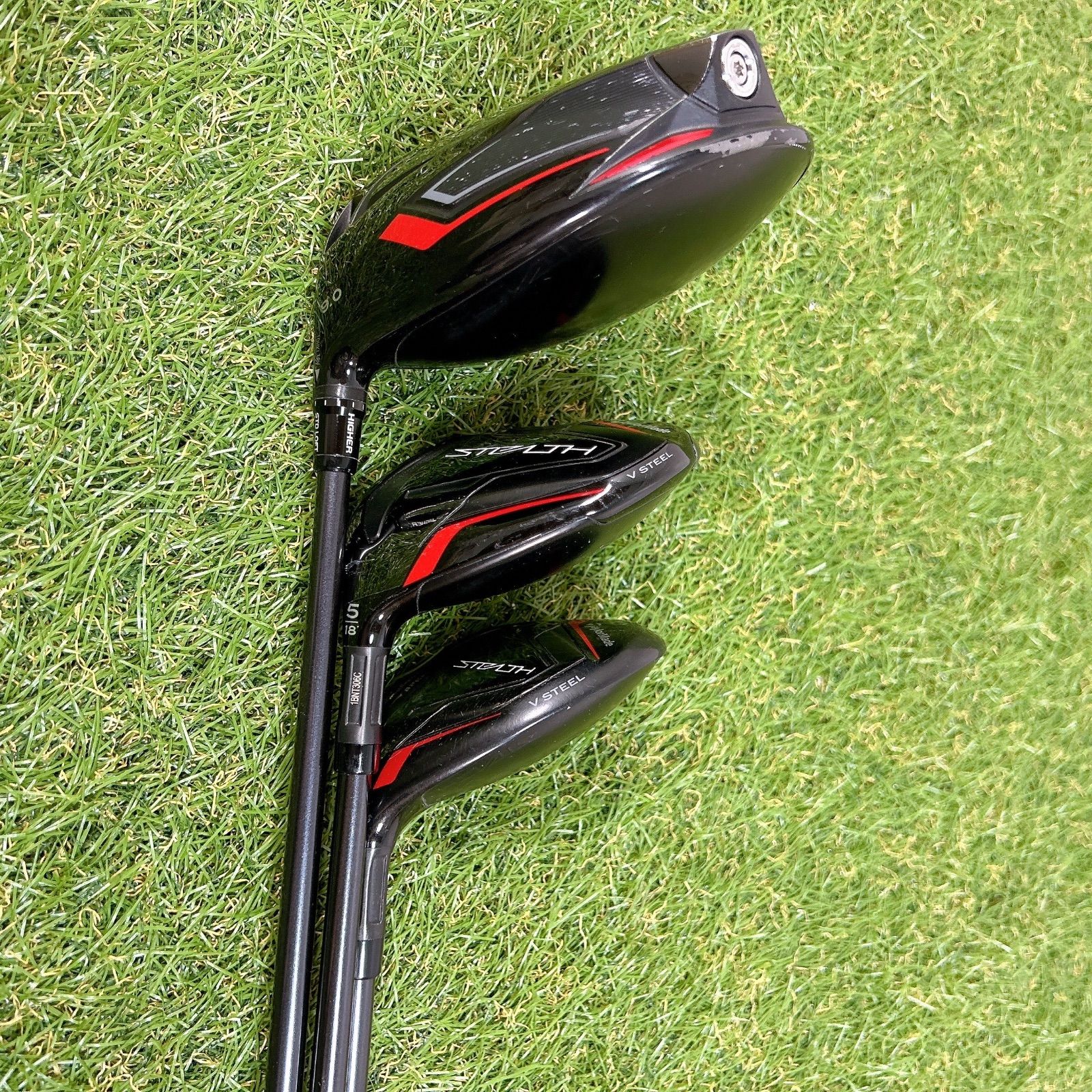 左 レフティ ステルス テーラーメイド ゴルフ クラブセット メンズ