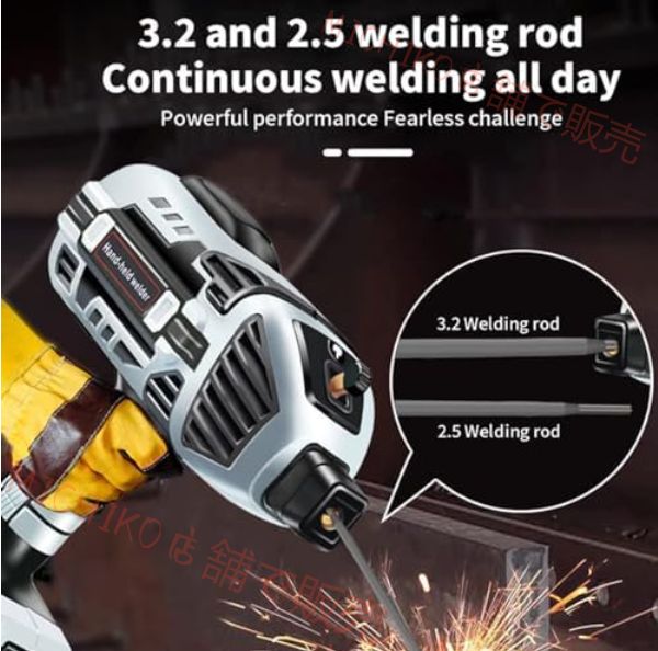 溶接機 ポータブル セミオート溶接機 アップグレードされた ポータブル溶接機 IGBTスタンディングハンドヘルド溶接機 6可変電流調整 2.5-3.2mm スティック溶接機に最適