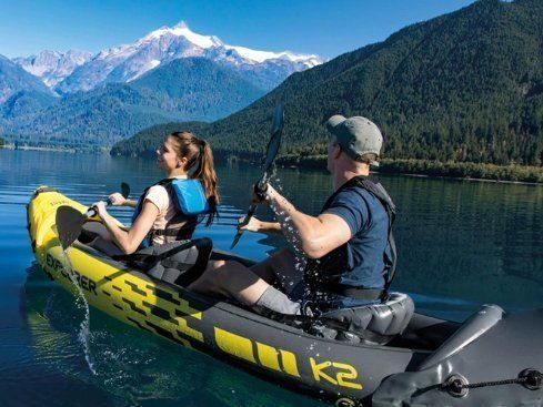 漂流エアボートゴムカヌー二人乗りサブマシンガン二人乗りオール送りエアポンプ310 91