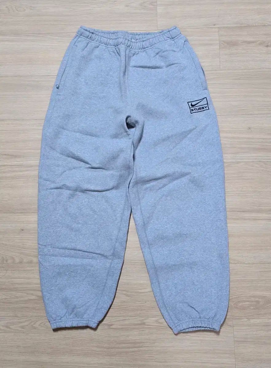S ナイキ ステューシー NRG フリース パンツ グレー ヘザー
