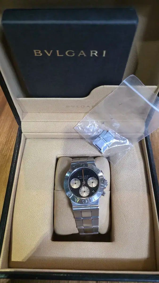 ブルガリ ディアゴノ クロノ 35 mm ブラック フルセット