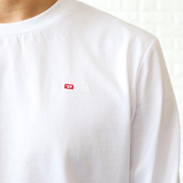 通販 長袖メンズ ディーゼルロンt白 ディーゼル DIESEL ロングTシャツ