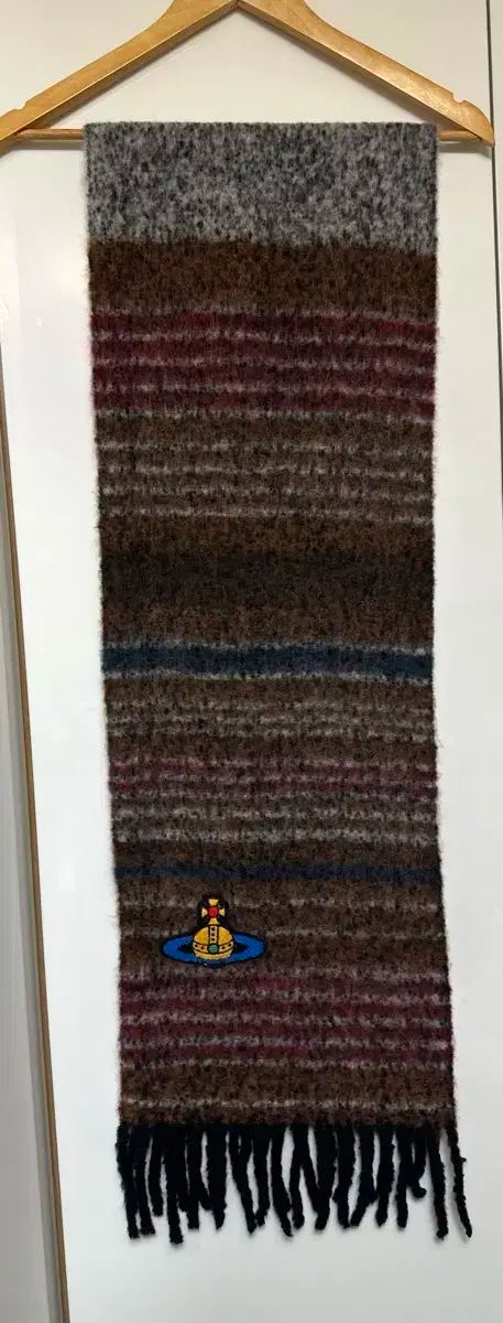 Vivienne Westwood ヴィヴィアン ウエストウッド マフラー ブラウン マルチカラー