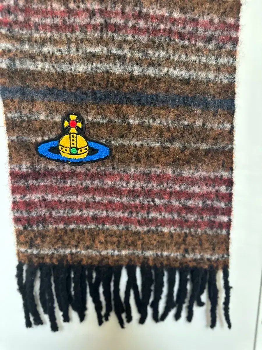 Vivienne Westwood ヴィヴィアン ウエストウッド マフラー ブラウン マルチ