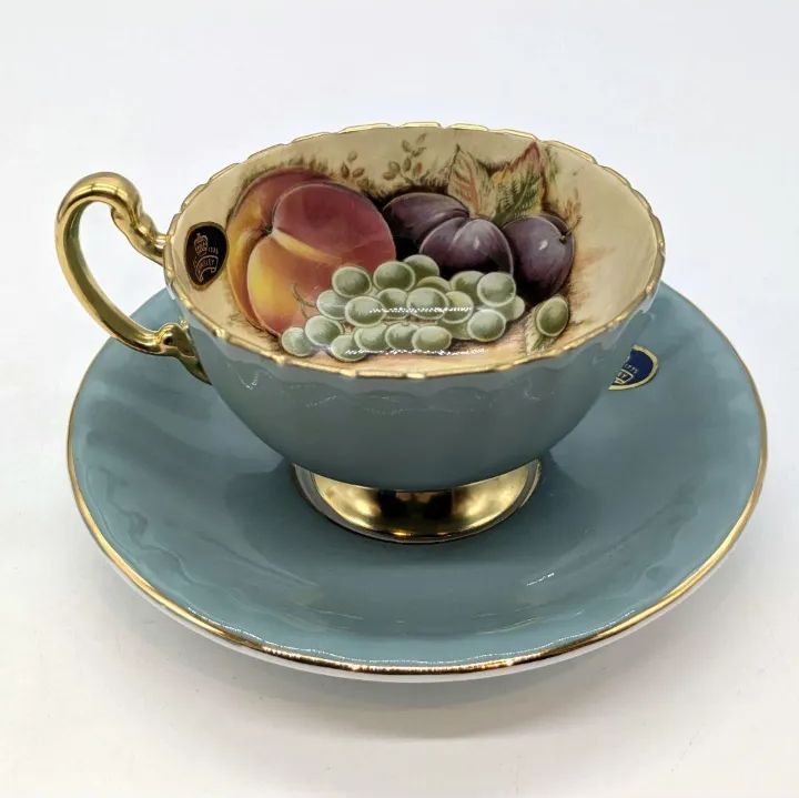 ペアカップ＆ソーサー オーチャードゴールド