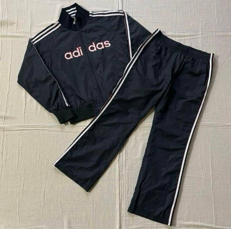 00s archive old adidas オールドアディダス ナイロンジャージ 上下