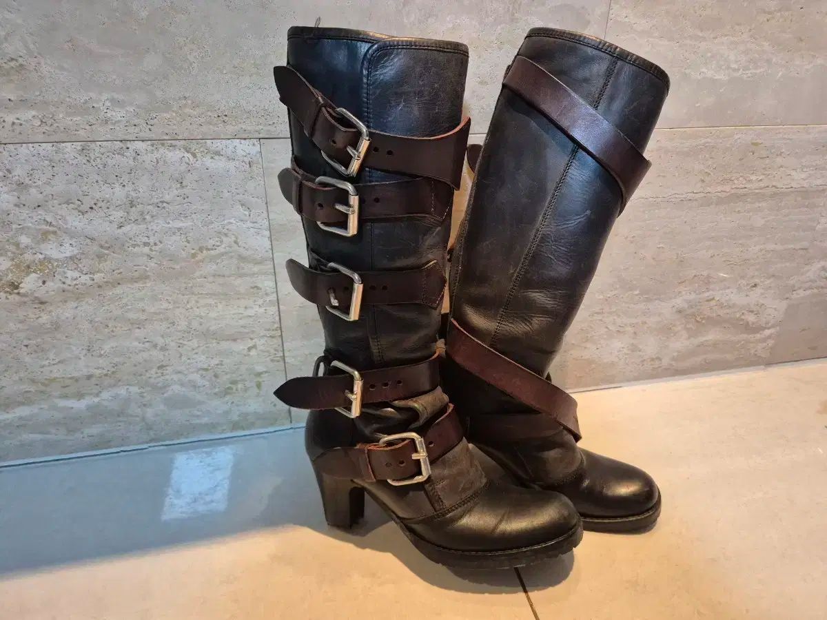 ヴィヴィアン ウエストウッド ヴィンテージ バイカー パイロット ブーツ EU36 5 230-235
