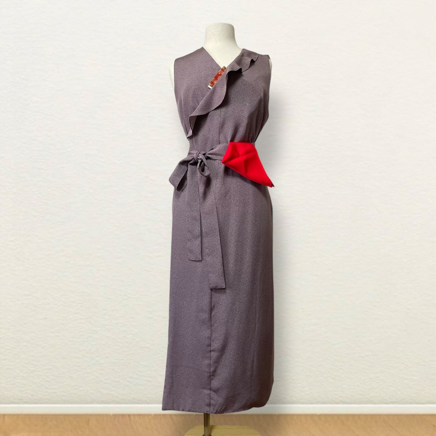 ーフリルがエレガントな茶道お稽古着