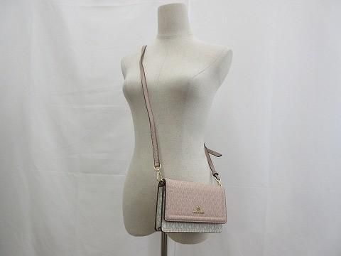 優 マイケルコース MICHAEL KORS ジェット セット クロスボディ 2S1GT9C0V ショルダーバッグ ピンク ホワイト レディース