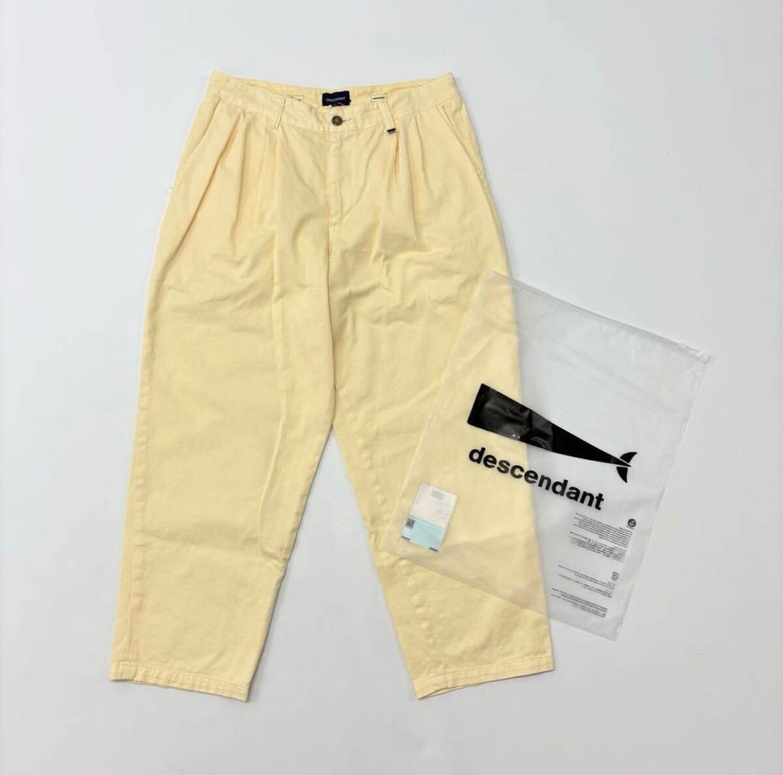 25ss 2025 ♥ DESCENDANT ディセンダント DC-3 TWILL TROUSERS 251WVDS-PTM02 コットン ツイル トラウザーズ サイズ 3 709-0110