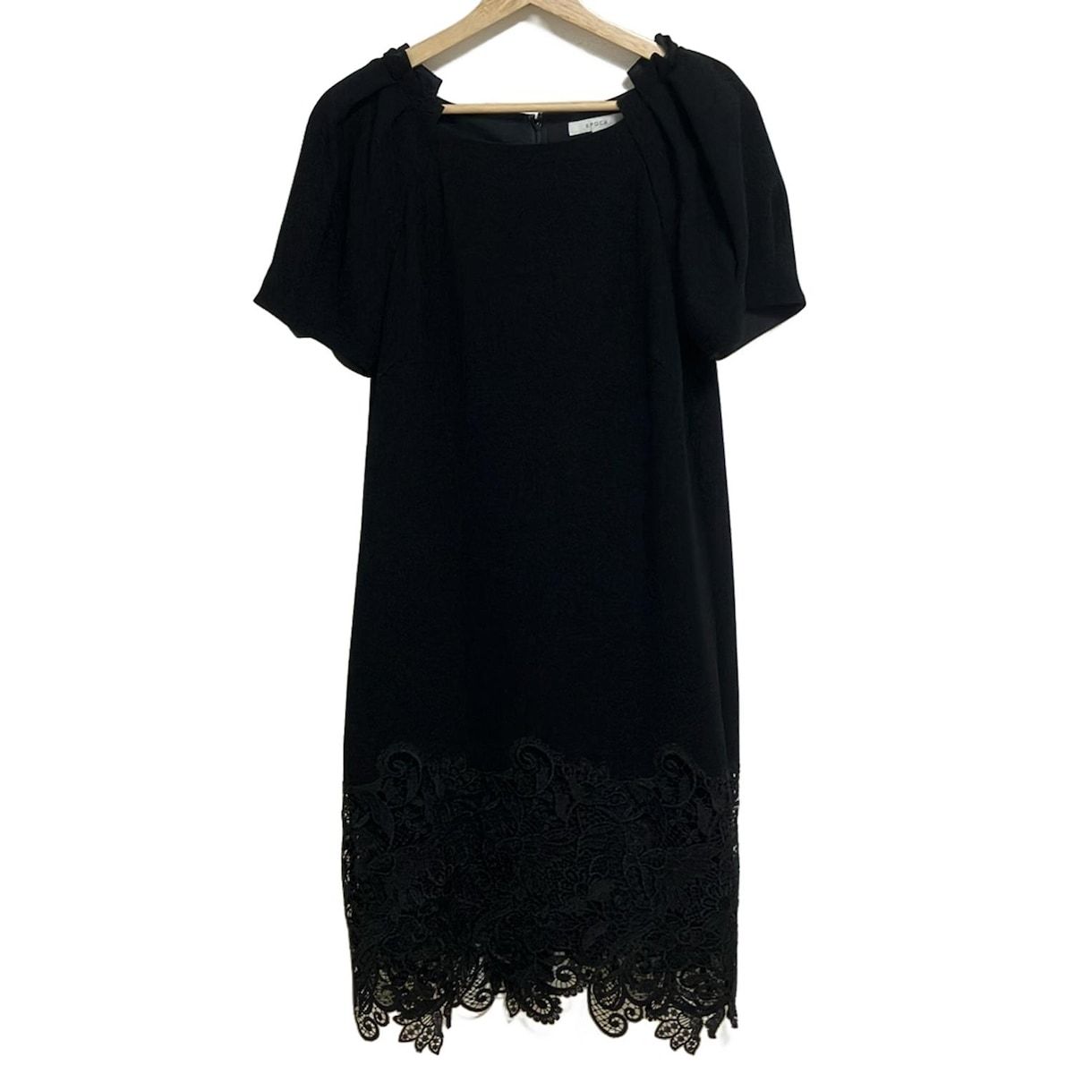 EPOCA(エポカ) ワンピース サイズ40 M レディース美品 - 黒 半袖