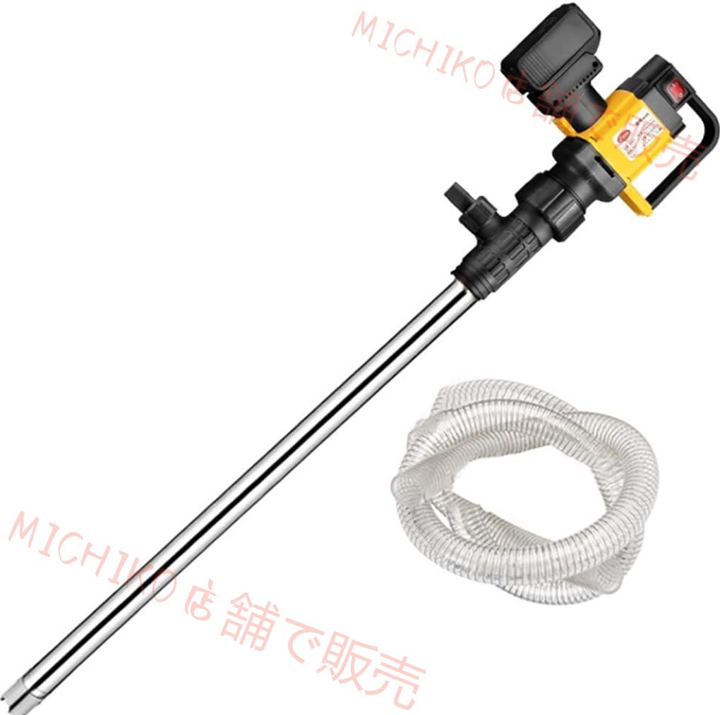 電動オイル移送ポンプバレルポンプ 電動式オイルポンプ 130L min大吸引燃料ドラムポンプ 3段階の速度調整 なバッテリー駆動ディーゼル移送ポンプ 3mホース付き高粘度液体移送ポンプ
