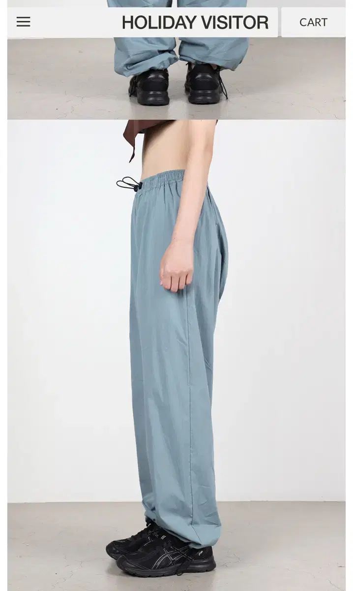 ホリデービジター トラベルパンツ