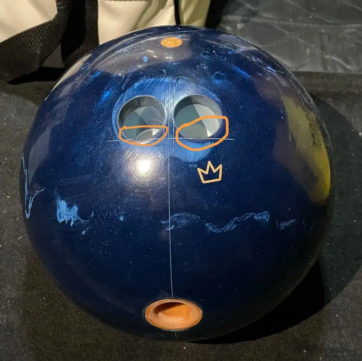 ボーリングボール メリージェイブルー 15 p