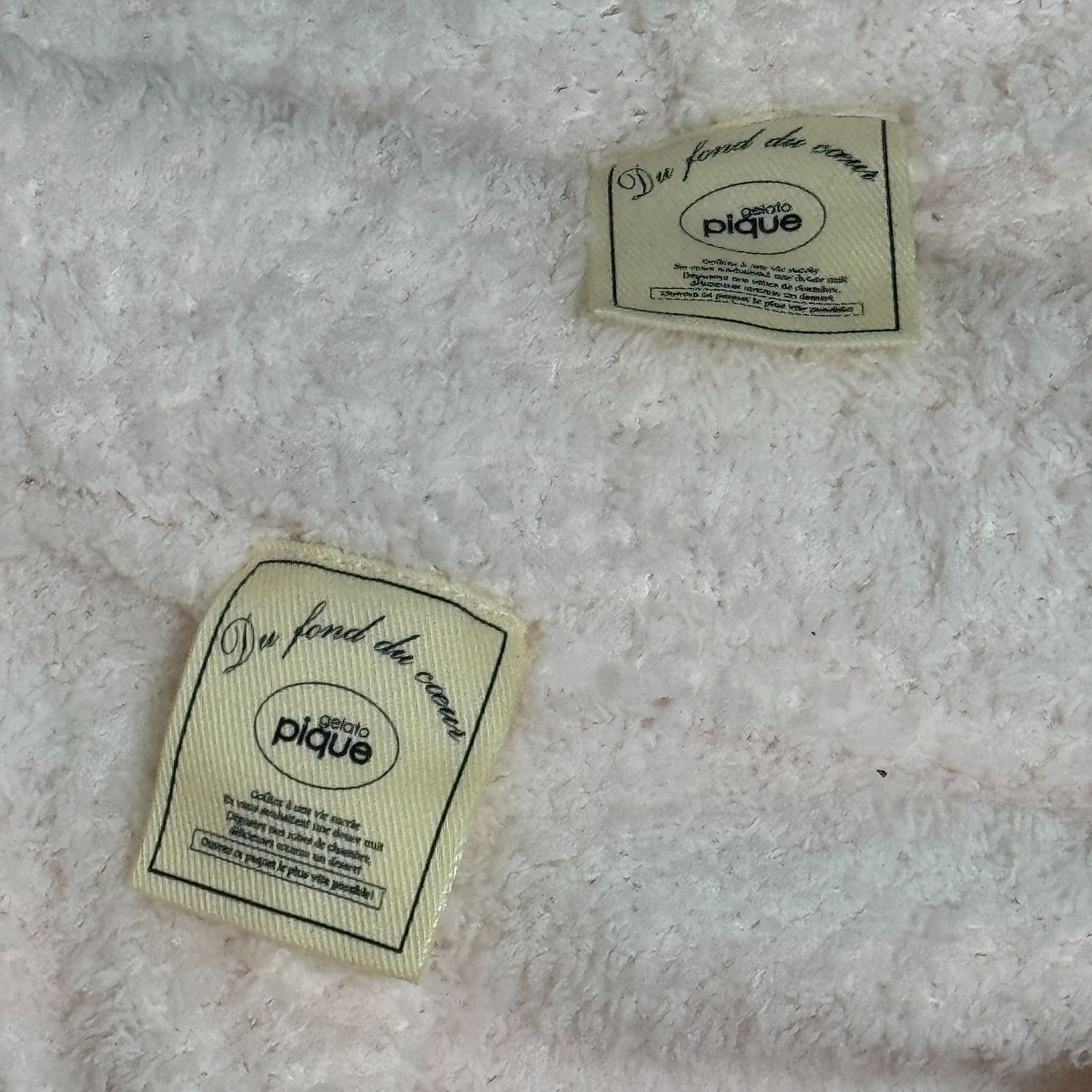 gelato pique ジェラートピケ パーカー ショートパンツ ルームウェア 上下セット モコモコ 柔らかい ピンク ホワイト DECORATOM_COM_BR