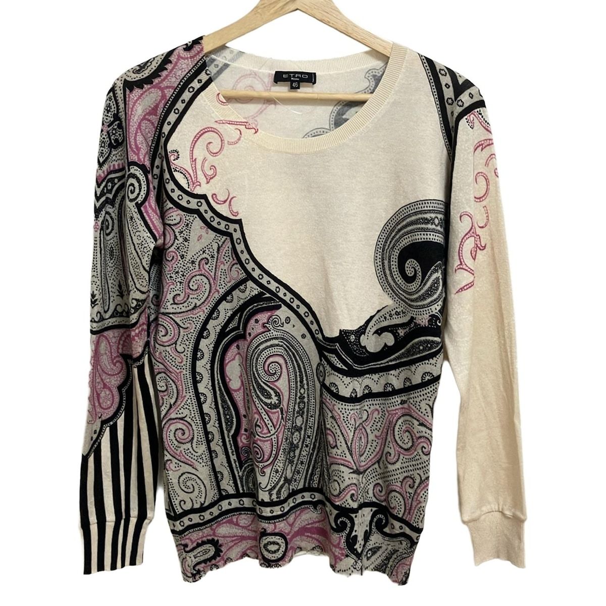 ETRO ペイズリー柄長袖ニット ETRO ペイズリー 総柄 長袖 ニット