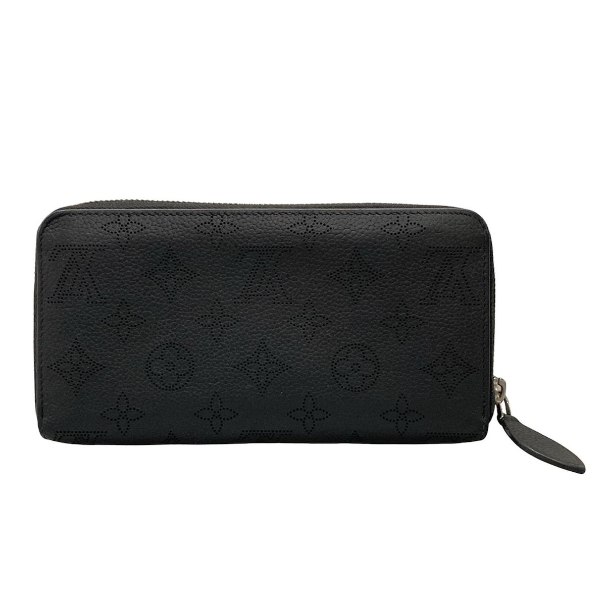 LOUIS VUITTON ルイヴィトン 長財布 マヒナ ジッピーウォレット M61867 ノワール レザー