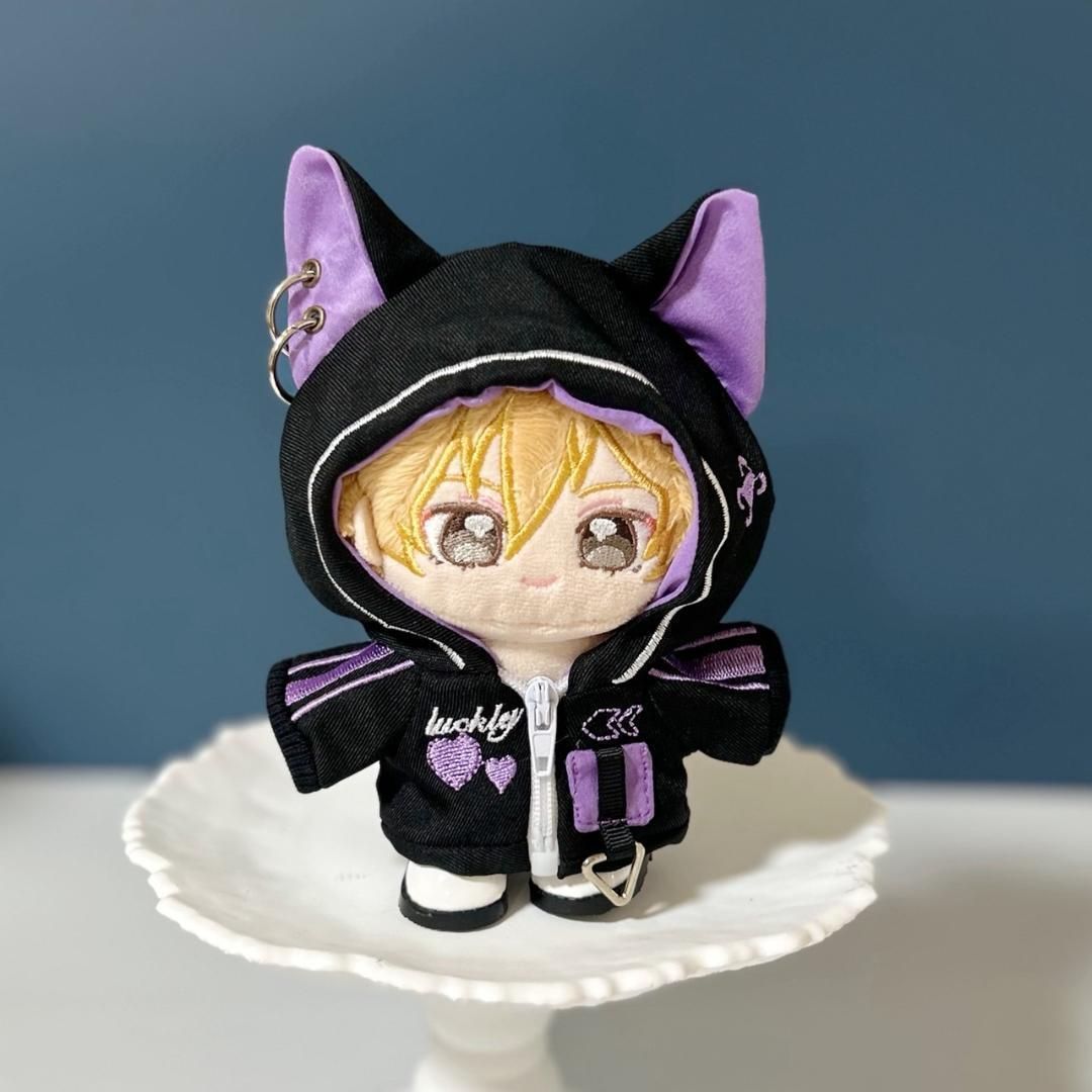 10〜12cm ぬい服 ぬいぐるみ服 いつぬい パーカー 着せ替え服 3色展開