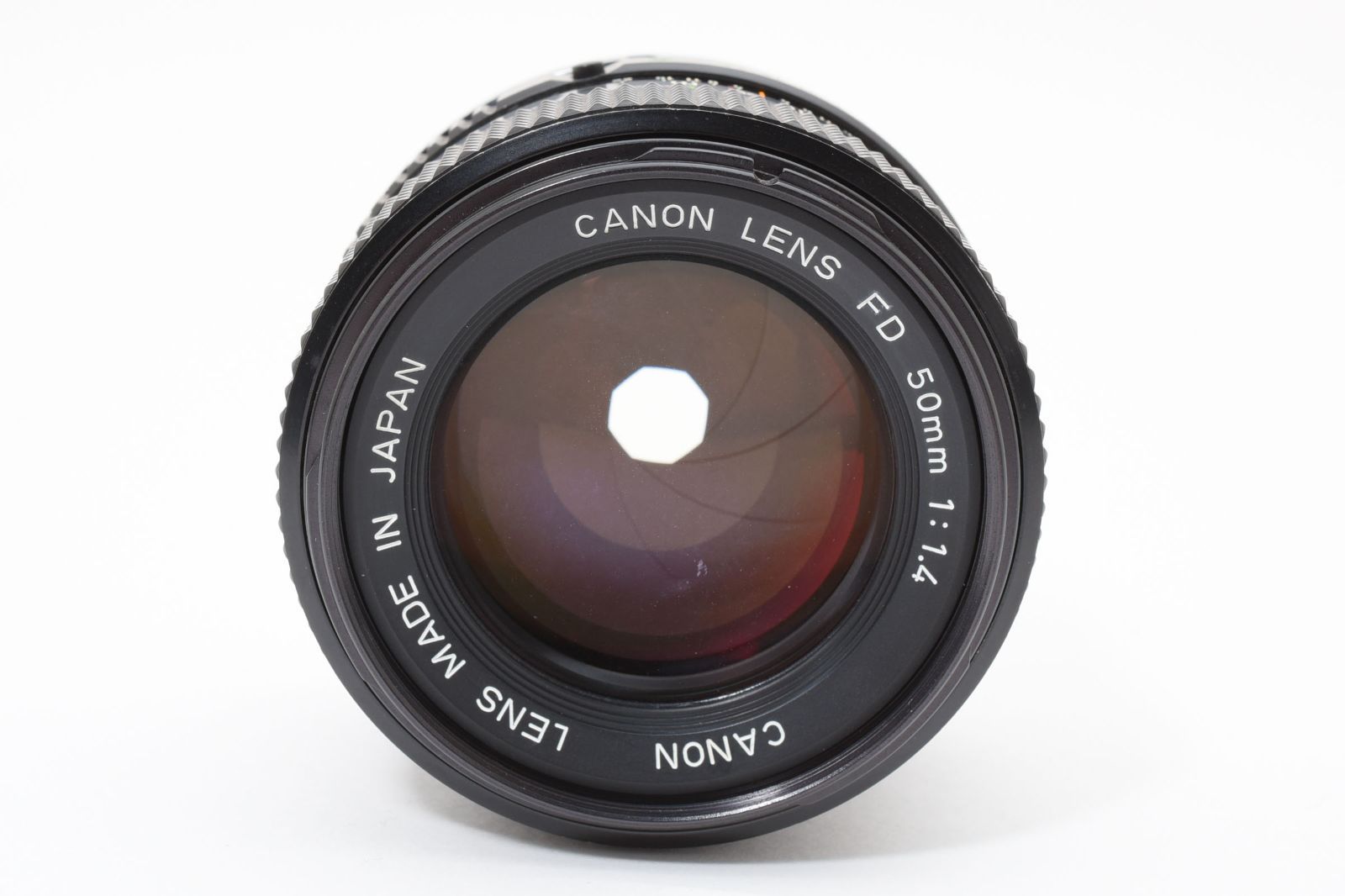 CANON New FD 50mm F1.4　（美品）　キャップ付きFDマウント 極上美品】Canon New FD 50mm F1.4 キヤノン MF単焦点レンズ FD