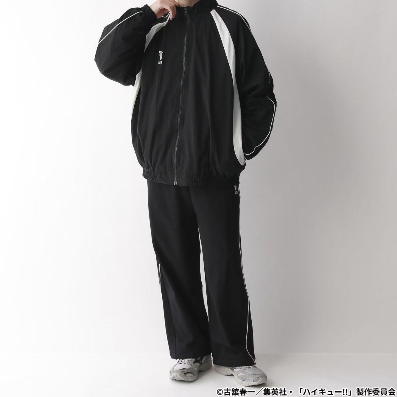 刺繍ナイロン配色ブルゾン 稲荷崎