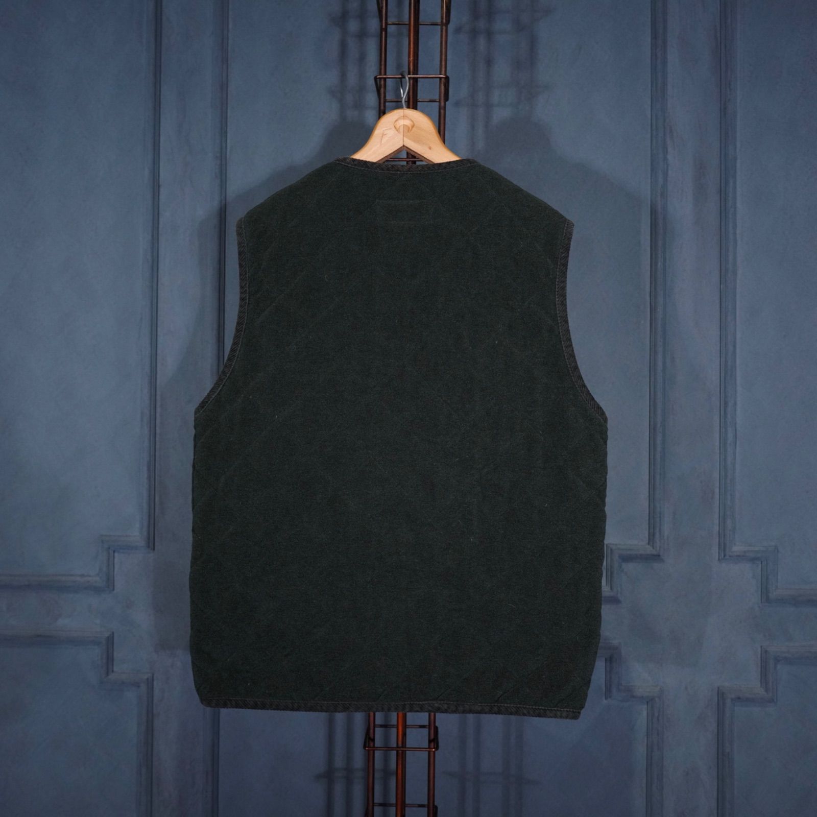 VEST アメリカ古着フリースキルティングベスト