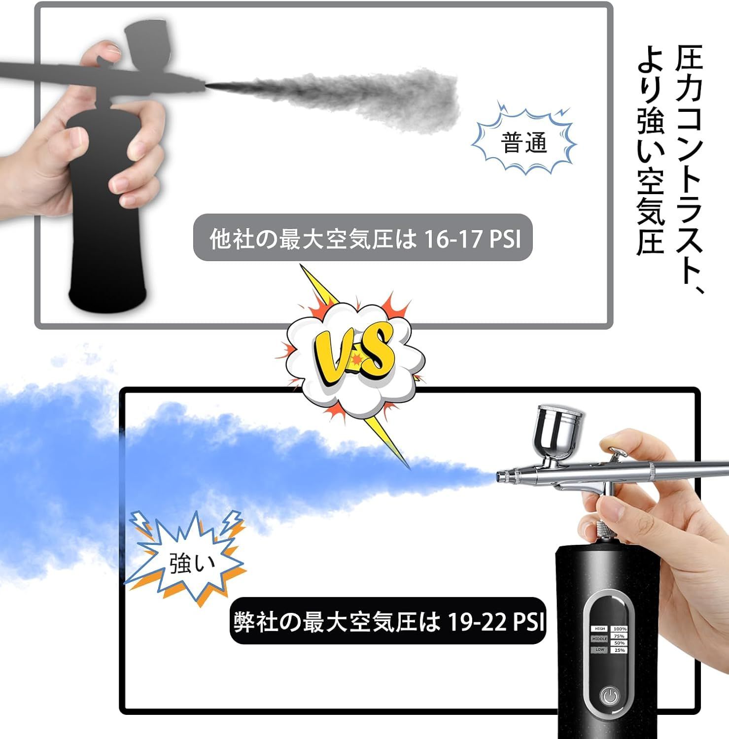 Aurochs エアブラシ エアブラシ 充電 式 特許出願中 aurochs 充電式