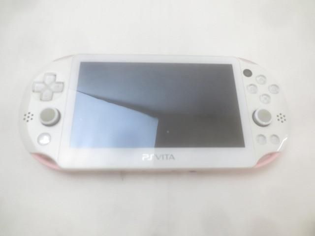 品 ゲーム PS Vita 本体 PCH-2000 ライトピンク×ホワイト 動作品 付き